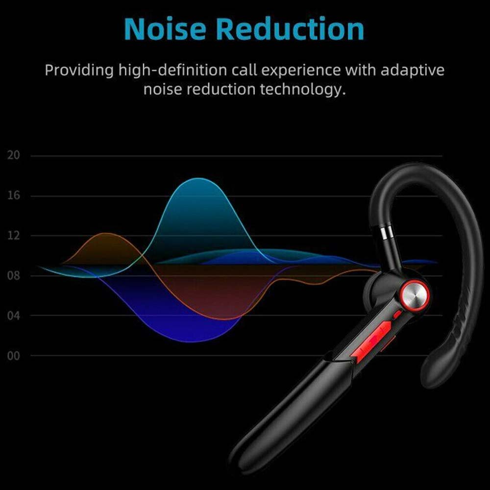 Headset Trucker Earphone Driving Handsfree Wireless Earpiece Earbud Bluetooth