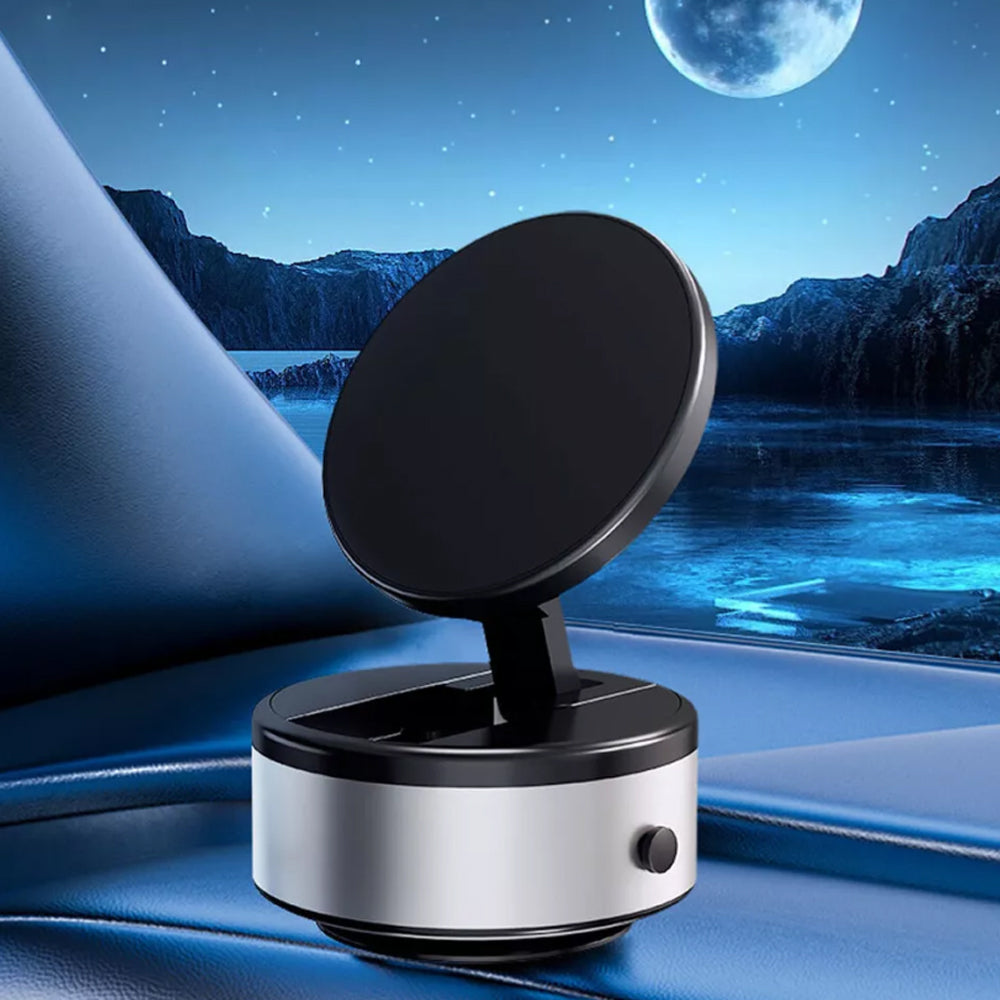 New Electric Vacuum Magnetic Suction Car Phone Mount 360° Rotation Holder