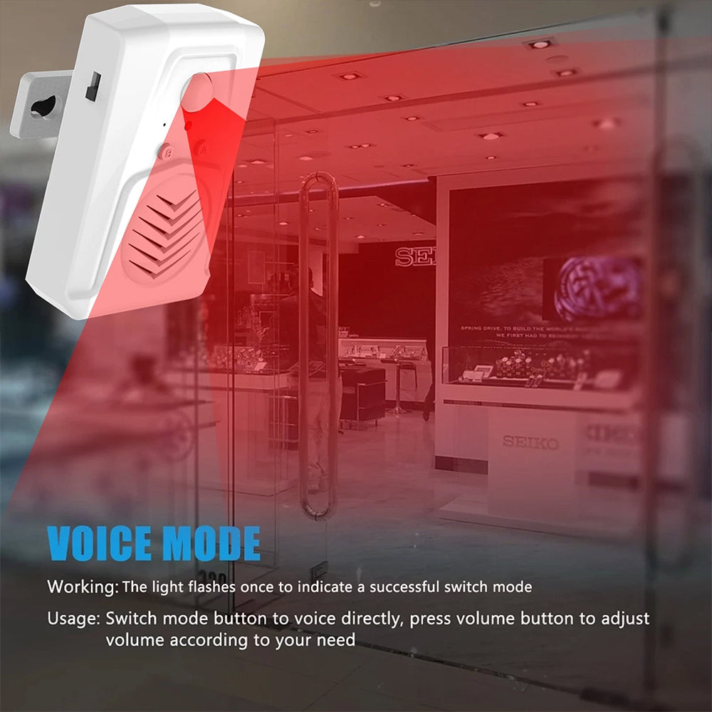 Motion Sensor MP3 Audio Player – Infrared Welcome Music Sound, Loud Speaker, Mini