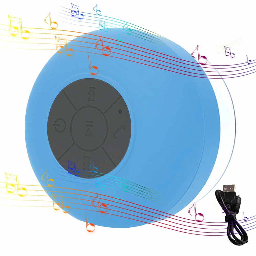 Bluetooth 5.0 Speaker with Suction Wireless Shower Speaker Waterproof