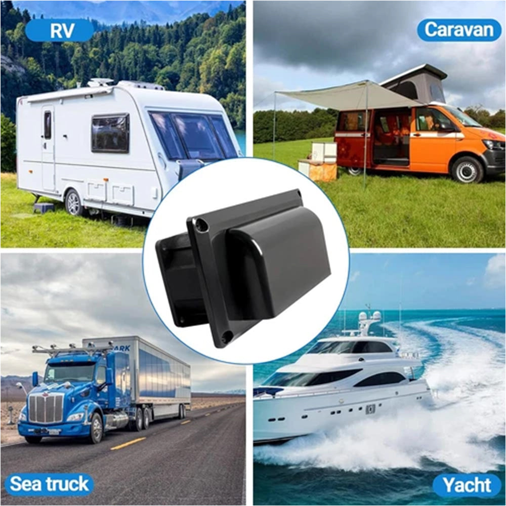 12V RV Side Air Vent – Low Noise Ventilator Exhaust Fan for Caravan & Trailer