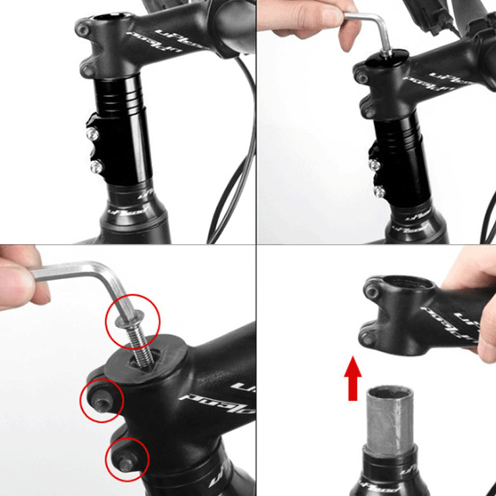 Bicycle Handlebar Fork Stem Extender Riser Head Up Adapter Adjustable 13cm