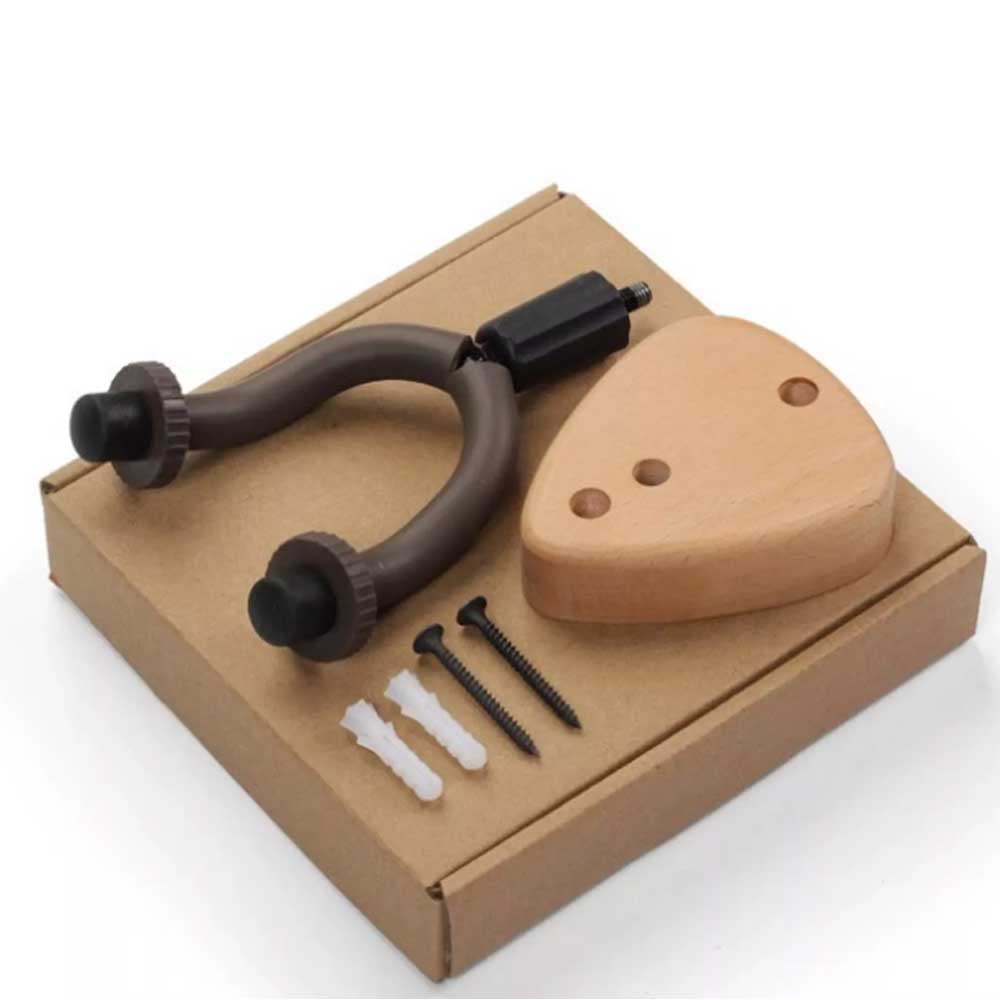 Guitar Hanger Wall Mount Holder Rack Hook Keeper Hanging Bracket Bass Stand