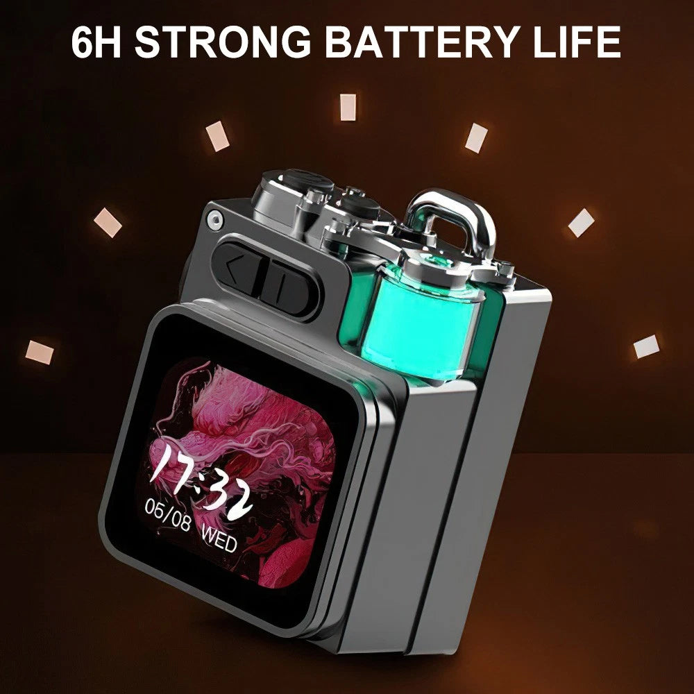 Outdoor Wireless Bluetooth Mini Speaker - Alarm Clock, RGB Lamp & App Control