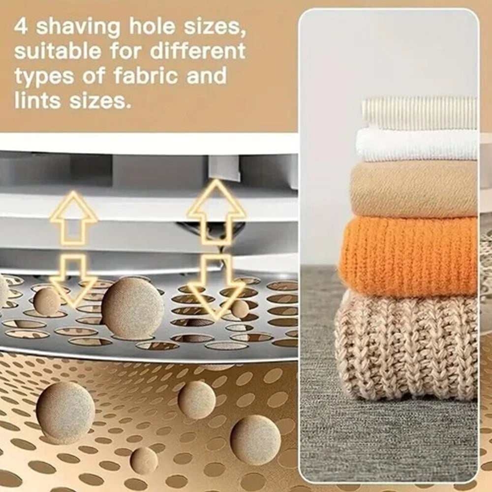 Electric Lint Remover - Battery-Powered Fabric Shaver for Clothes & Debobbler