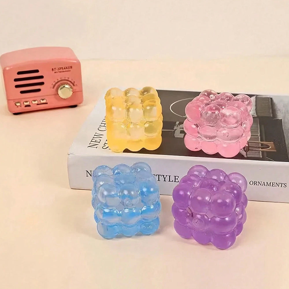 Novelty Squishy Cube – Malt Slow Rebound Stress Relief Squeeze Toy