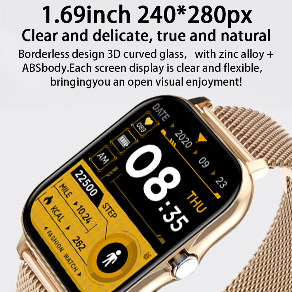 Smart Watch Women Men Heart Rate For iPhone Android Bluetooth Waterproof