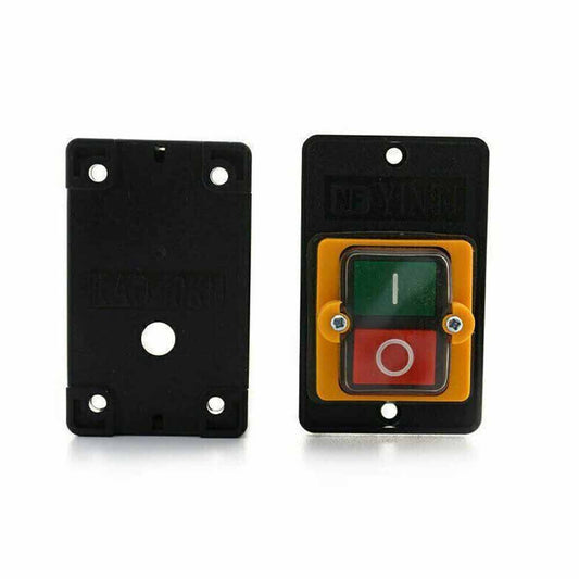 On/Off WaterProof Start Stop Push Button Switch for Drill Press Grinder KA0-510A
