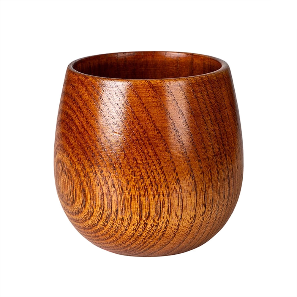 Charred Wooden Bourbon Glass - Handcrafted 240ml Whiskey Drinking Cup