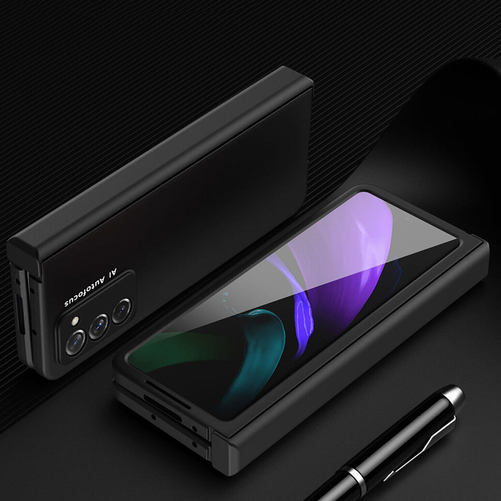 Full Cover Shockproof Hybrid Case With Pen Holder For Galaxy Z Fold 4 / Fold 3