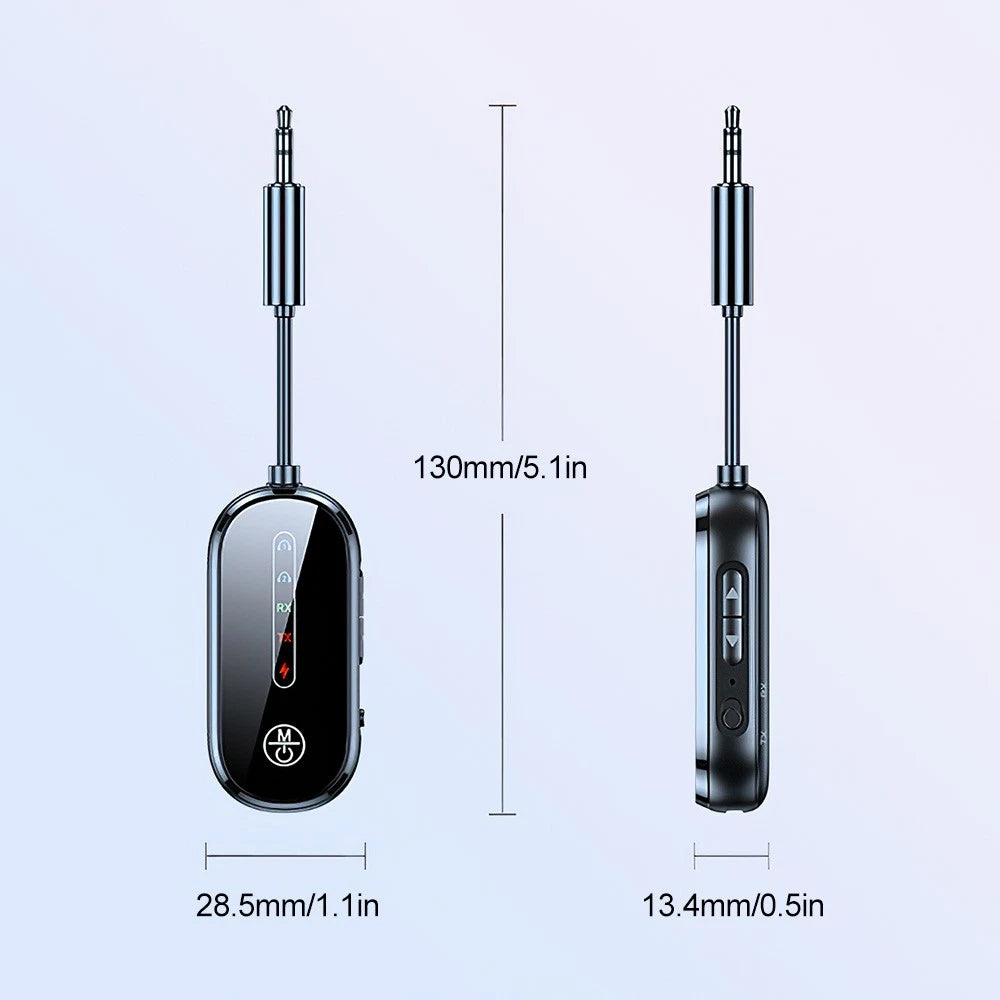 Airplane Bluetooth Transmitter for AirPods - Wireless Audio Adapter for Headphones