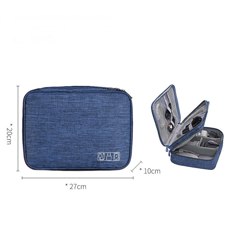 Travel Cable Organizer Bag Electronic Accessories USB Drive Storage Case Charger