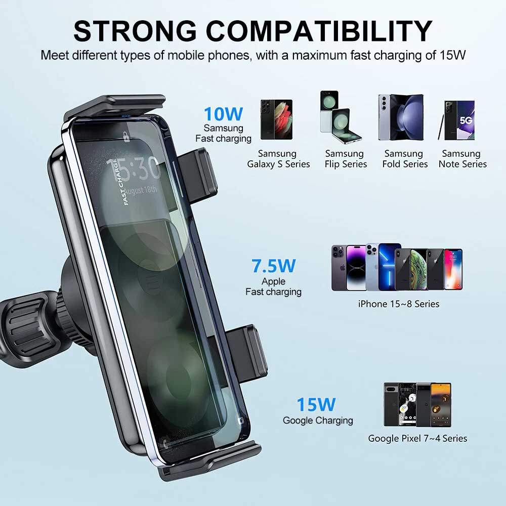 For Samsung Galaxy Z Fold 5 6 4 Wireless Car Charger