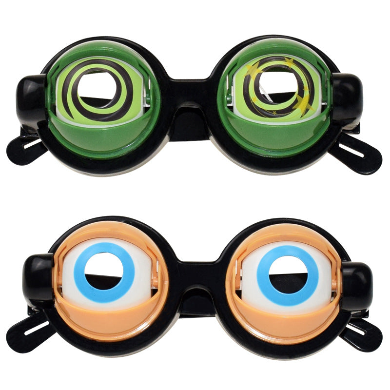 Funny Glasses Crazy Eyes Props Toy Pranks Adult Kids Party Eyewear Crazy Blink