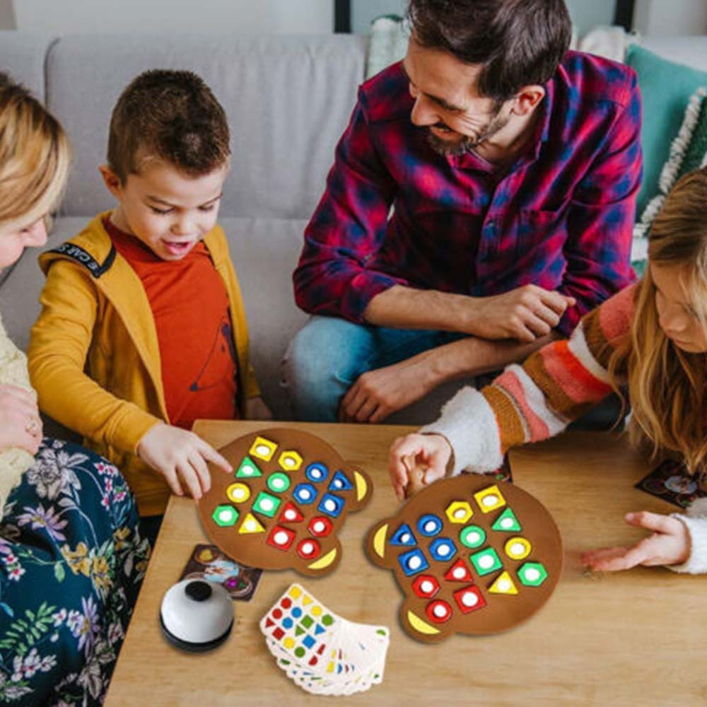 Shape Matching Board Game Color Sensory Educational Toy Shape Quick Matching