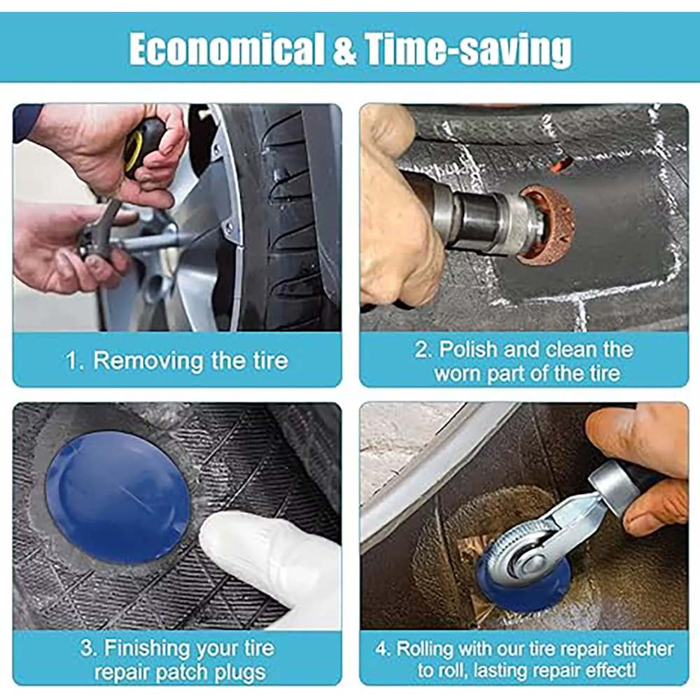 Tire Repair Polishing Head Kit Tire Repair Grinding Head Tool For Car Truck