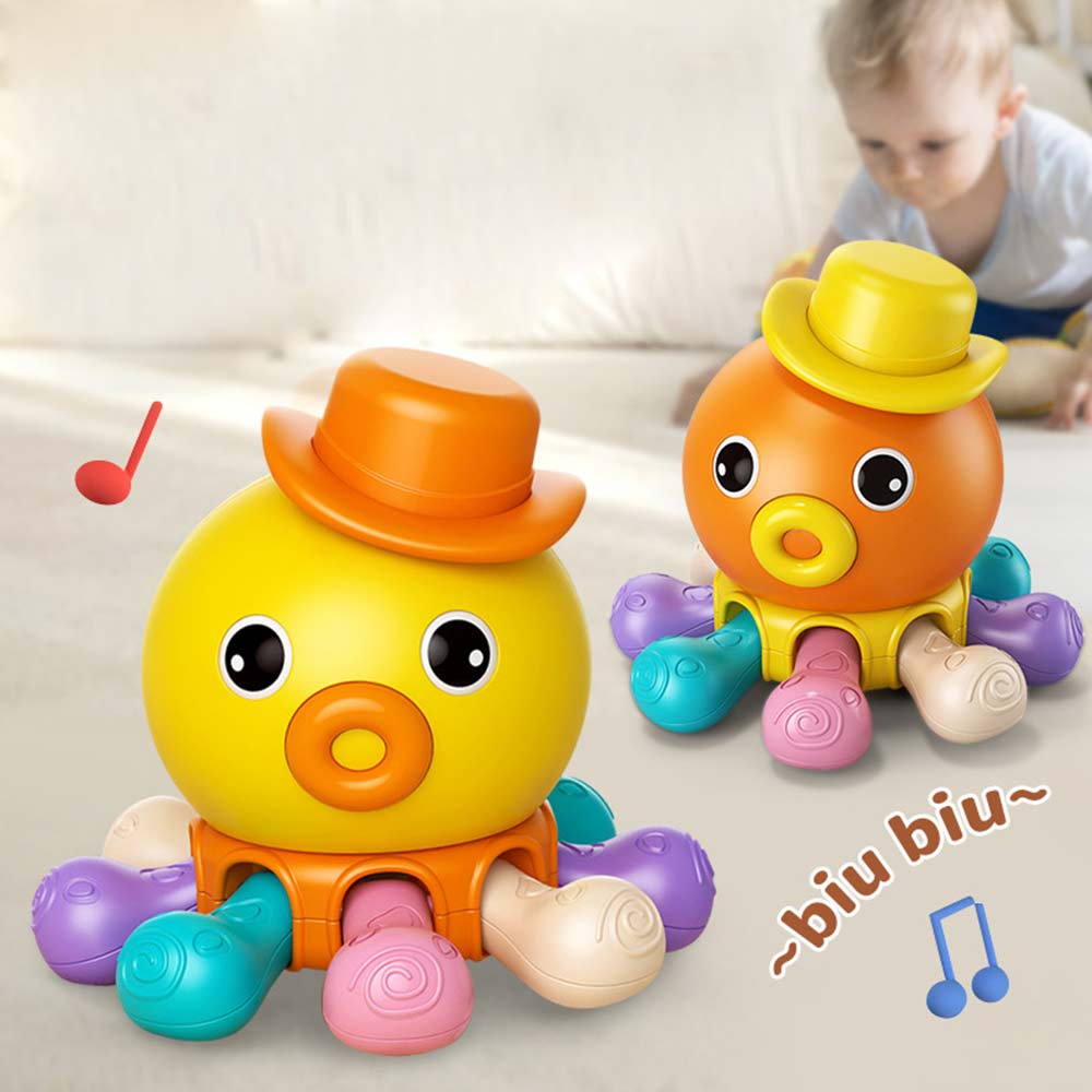 Montessori Toys for 1-2 Year Old Octopus Baby Gift for Boys and Girls Random color