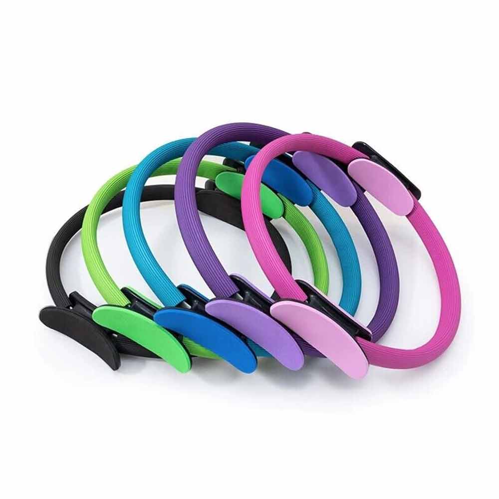 Pilates Ring Exercise Resistance Yoga Gym Rings Fitness Magic Circle Foam Grip