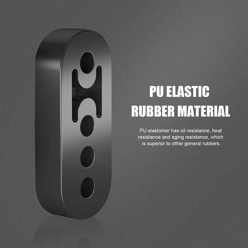 4PCS Car Exhaust Rubber Hangers - Heavy Duty Universal Pipe Mount Brackets