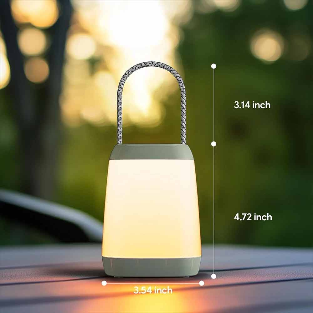 2 Pack LED Tent Lantern – 3 Light Modes, Battery Powered, 130 Lumens Bright