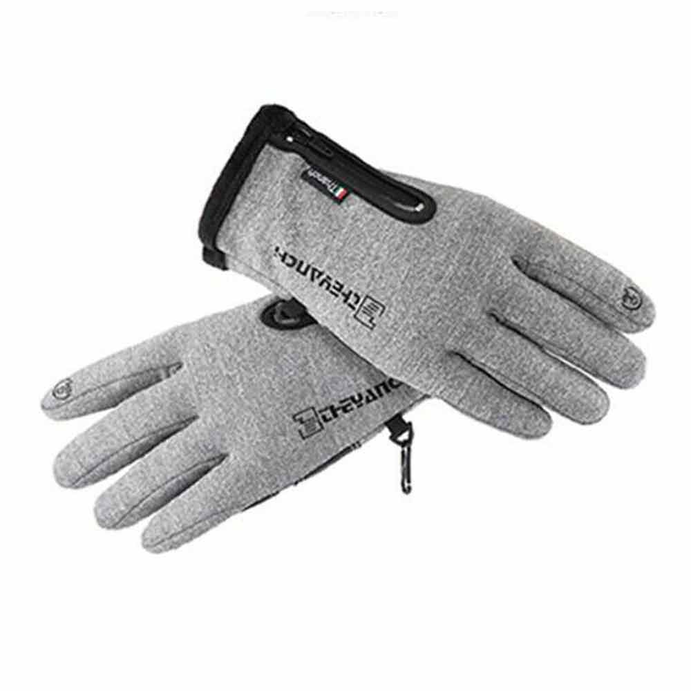 Thermal Winter Gloves Waterproof Touch Screen Thermal Windproof Warm Zipper