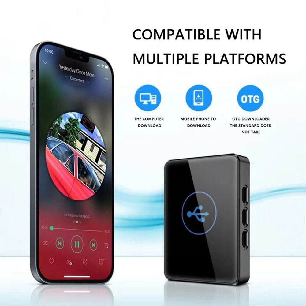 Full Touch Screen Bluetooth MP4/MP3  Music Player FM Radio Recorder TF Card