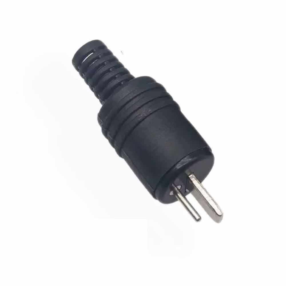 2-Pin DIN Hi-Fi Speaker Plug – Audio Connector Pack of 2 with Screw Connections