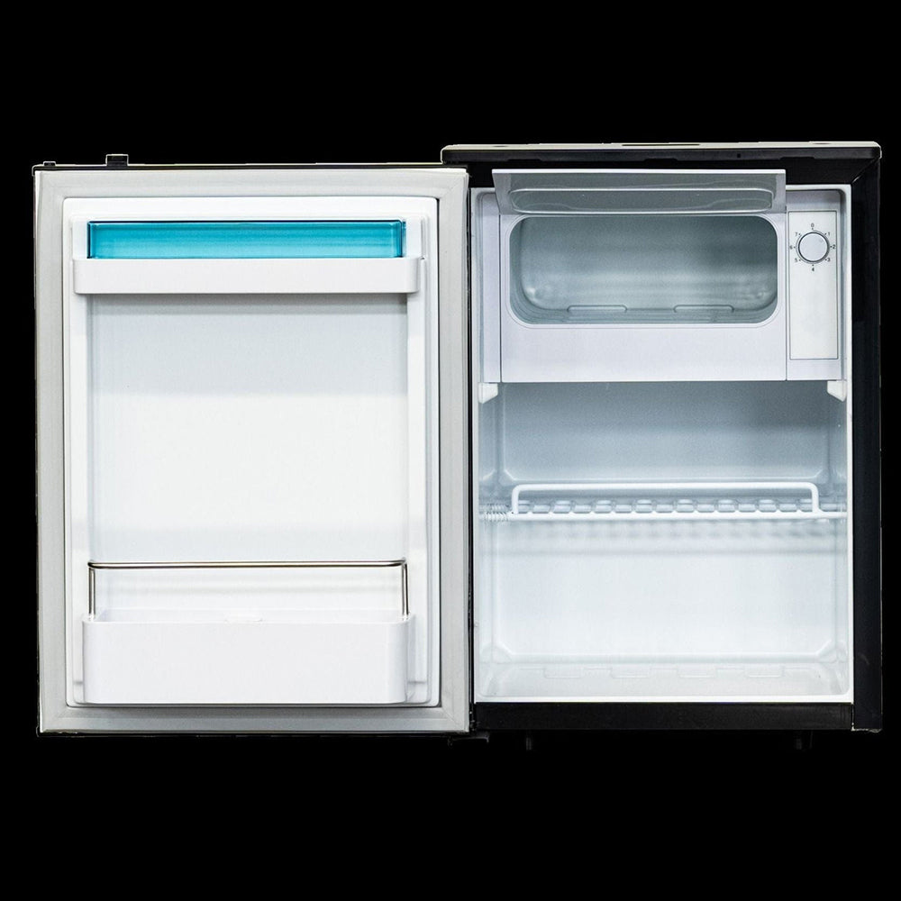 50L Portable Upright Fridge Freezer - 12V/24V DC Compressor Refrigerator for RV, Boat, Truck & Off-Grid Use