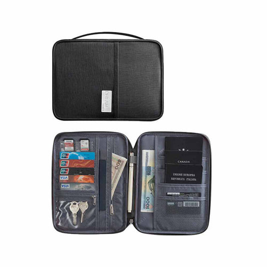 Passport Holder Travel Document Wallet Waterproof RFID Bag Family Case Organizer