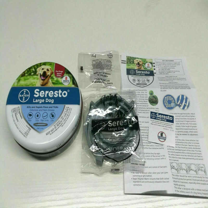Bayer-Seresto Flea and Tick Collar 7-8Month Protection for Cats Small Large Dogs