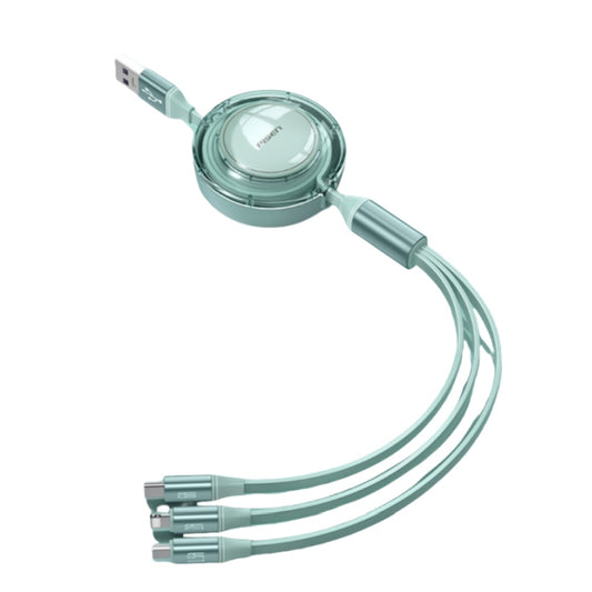 Pisen Quick series 3 in 1  data cable 1.2m (Green)