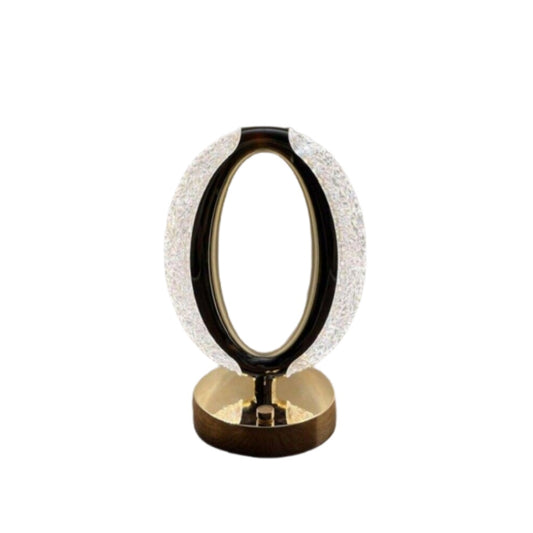 USB LED Crystal Table Lamp Touch Dimmable Bedside Night Light Bedroom Decor Gift