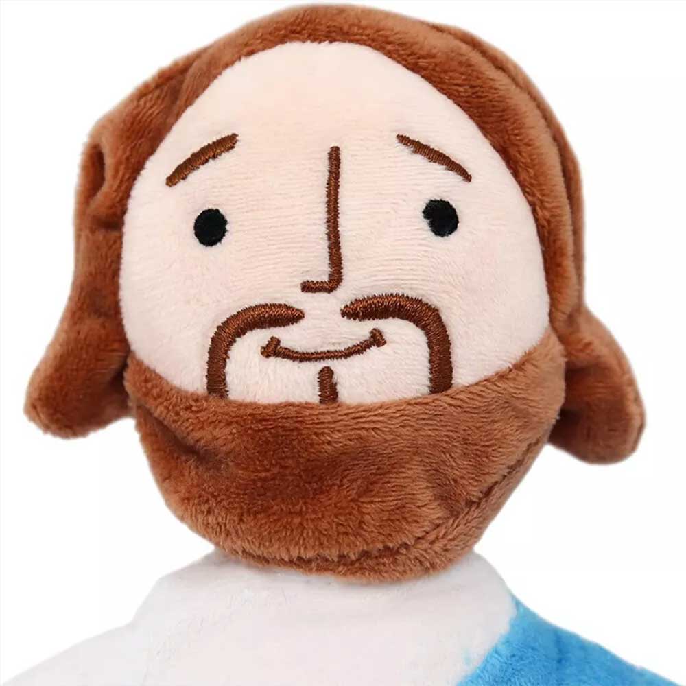 Jesus Plush Doll - Religious Stuffed Toy for Kids, Easter Gift, Christening Present