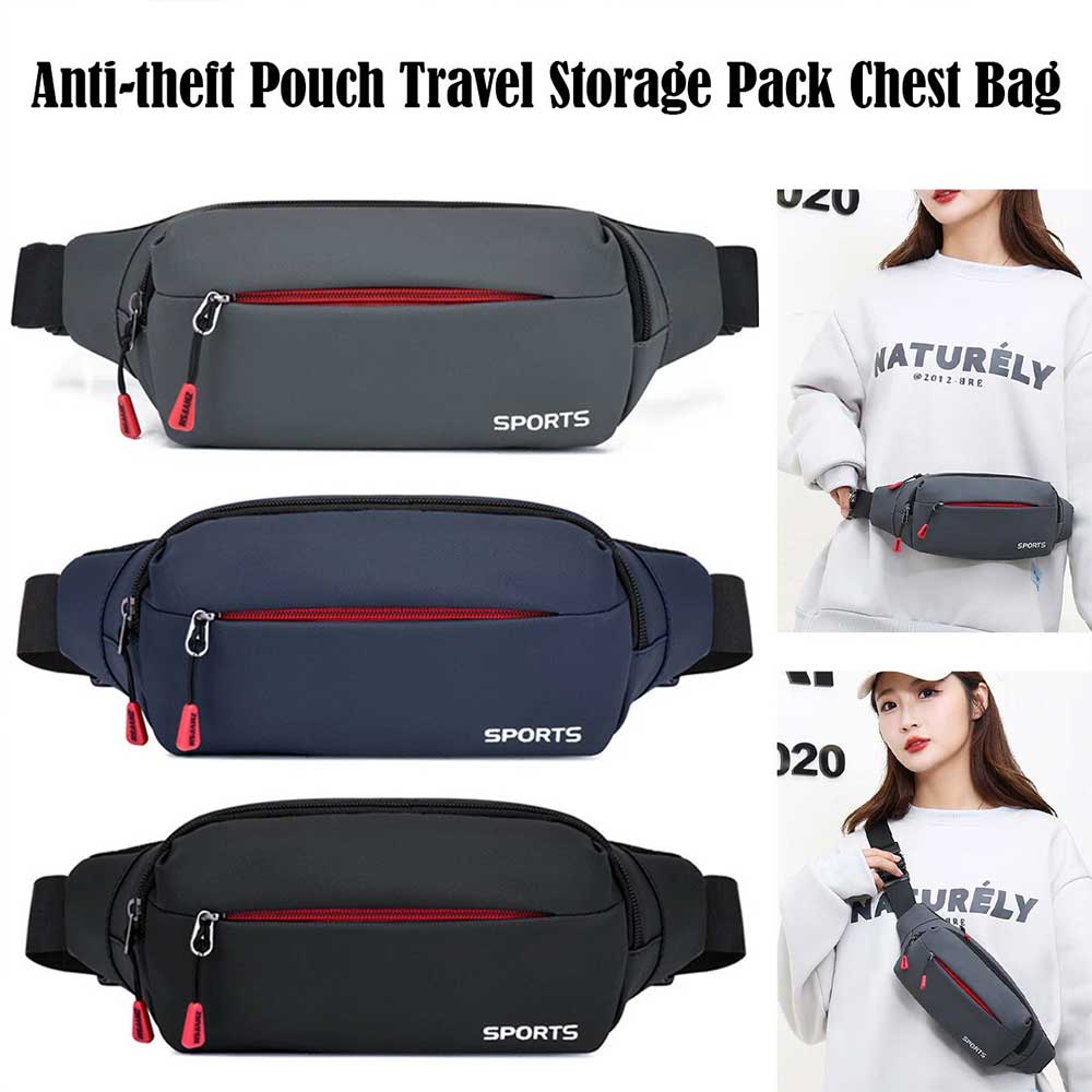 Men Women Cross Body Chest Anti Theft Travel Bag Crossbody Travel Shoulder Bag