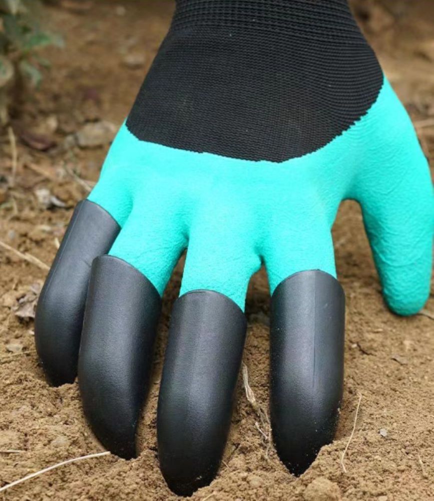 Gardening Gloves with Claws – Anti-Slip Waterproof Wear Resistant for Planting