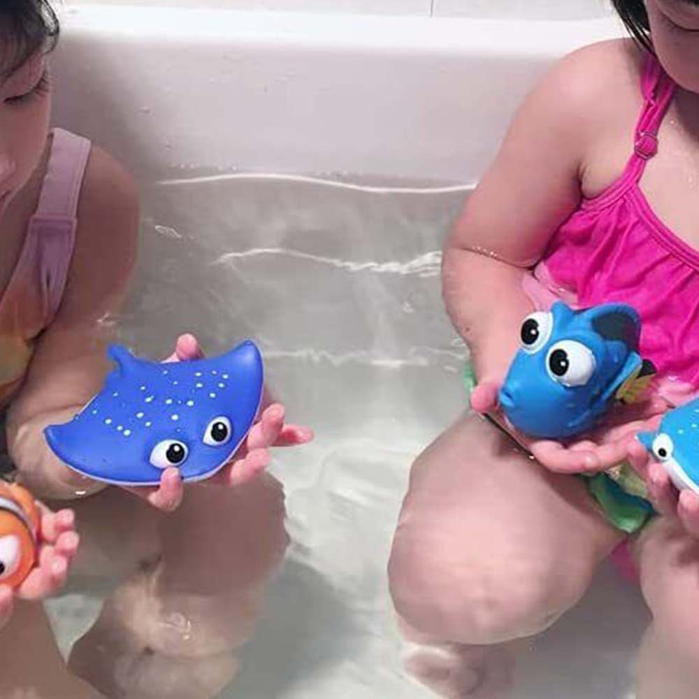 8PCS Sea Animal Bath Toys – Floating Squirt Toy Set for Bathtub Fun
