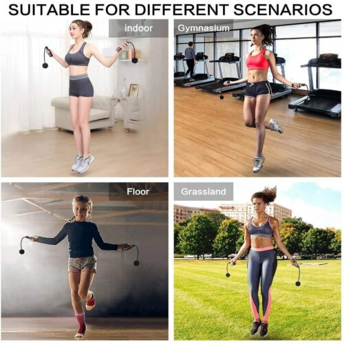 2 In 1 Jump Rope With Digital Counter Calorie Count Cordless Skipping Rope