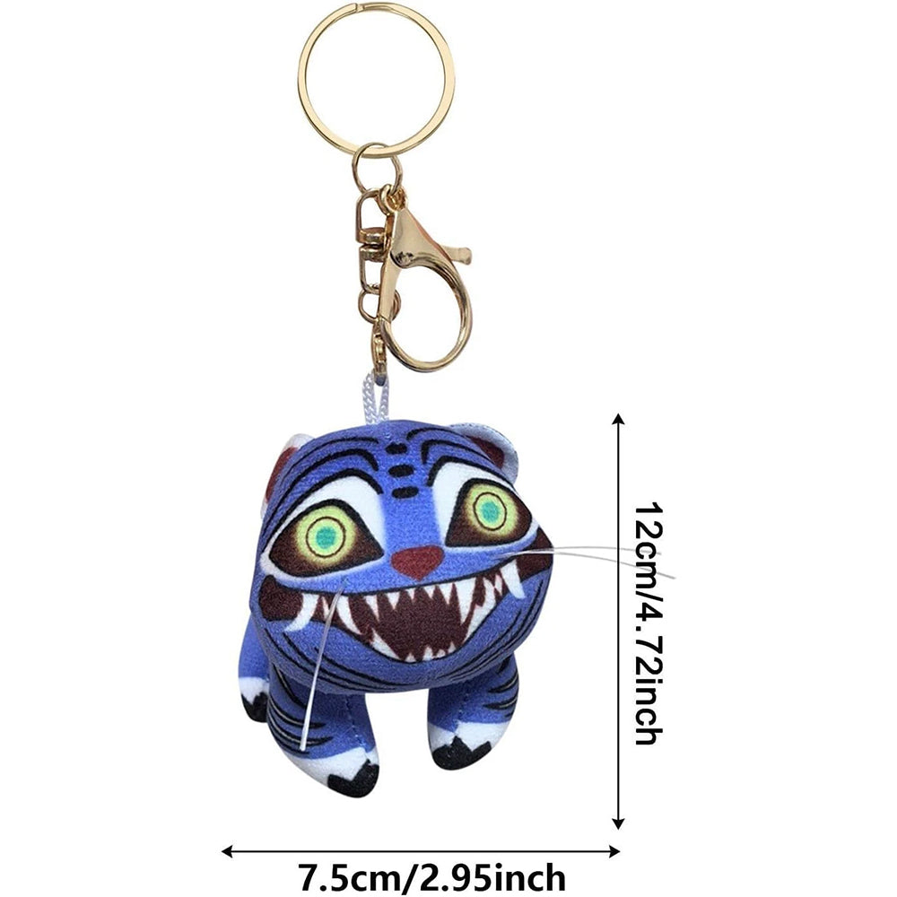 Cute Tiger Plush Keychain - Kpop Inspired Stuffed Animal Toy, Collectible Gift for Fans & Adults