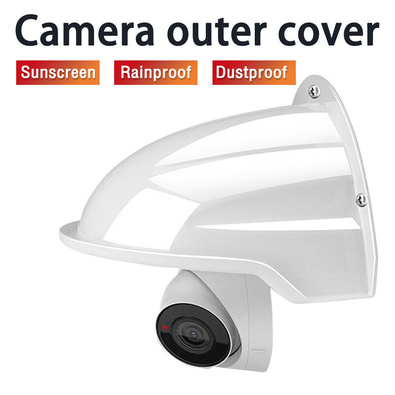 "Outdoor CCTV Security Camera Rain Cover Protector Sun Shade for Home Dome Cam
"
