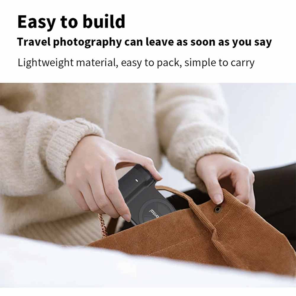 360° Magnetic Phone Grip – Universal Selfie Remote Camera Holder Bracket