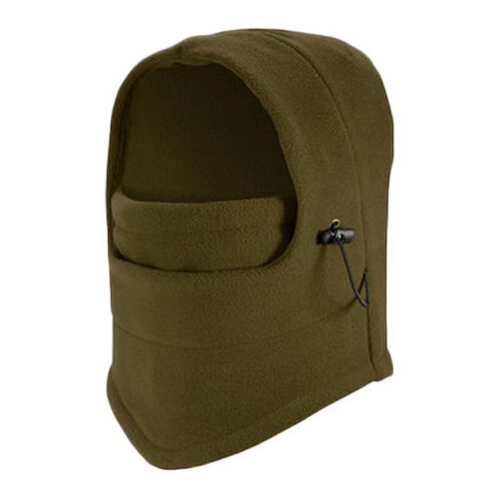 Winter Ski Warm Hood – Outdoor Double Layer Thick Fleece Windproof Cap