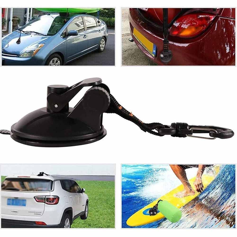 4pcs Suction Cup Anchor Securing Hook Tie Down Camping Tarp as Car Side Awning