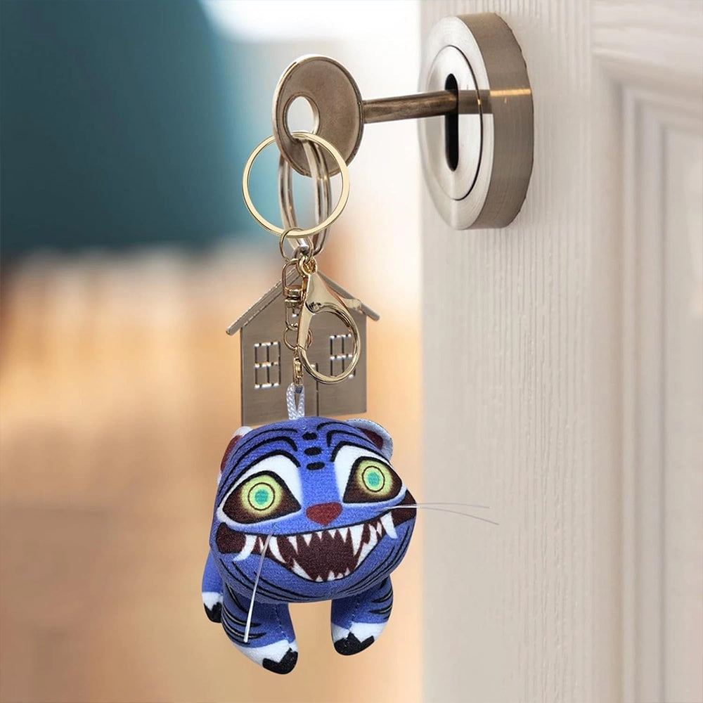 Cute Tiger Plush Keychain - Kpop Inspired Stuffed Animal Toy, Collectible Gift for Fans & Adults