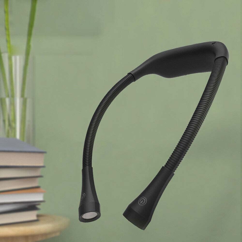 2000mah LED Neck Reading Light Flexible USB Rechargeable Hand Free Bed Nigh Lamp