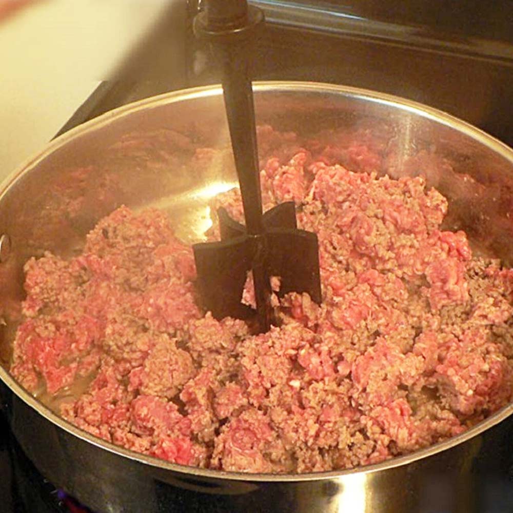 Meat Chopper Ground Beef Masher Heat Resistant Meat Masher Hamburger Chopper