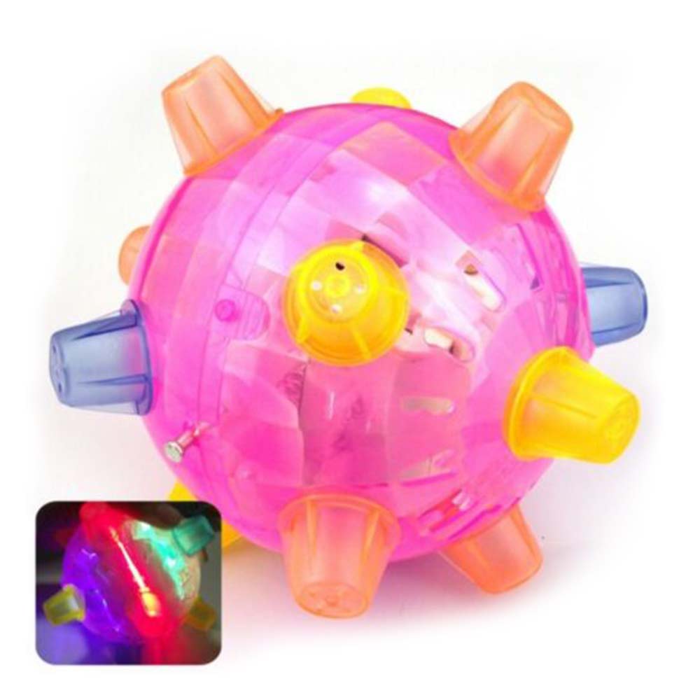 Interactive Toy Jumping Activation Bal Dog Kids Toys LED Flashing Ball Pet toys