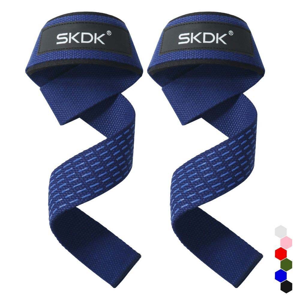 Pair Weight Lifting Grip Belt Anti-Slip Sport Safety Wrist Straps Wrist Support