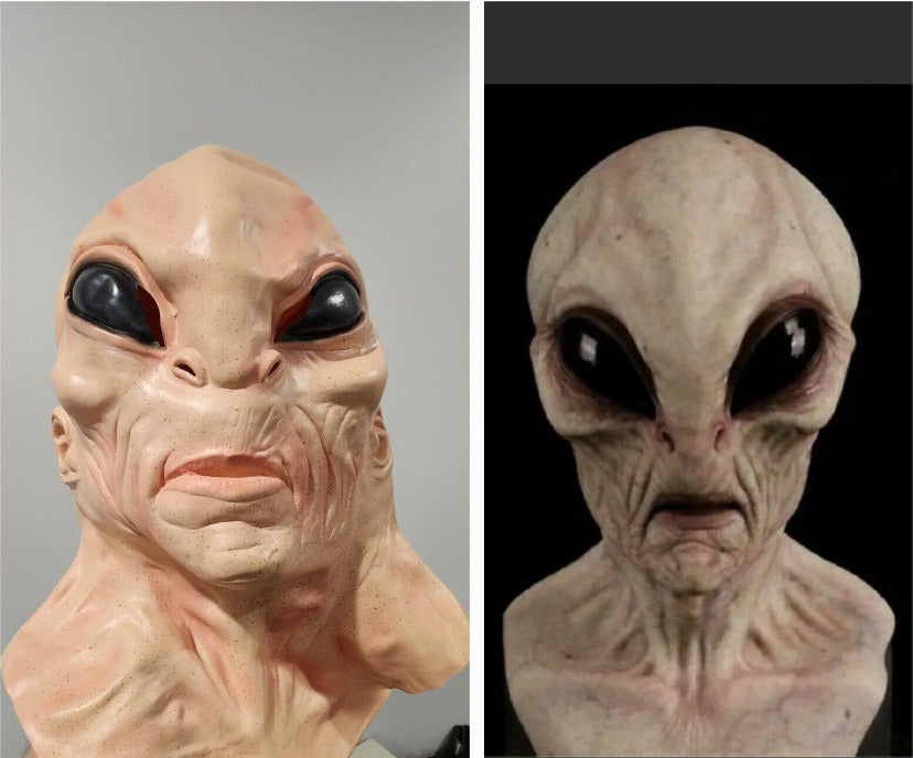 Alien Latex Mask Scary Horror Masks Comfortable Soft Halloween Cosplay Props