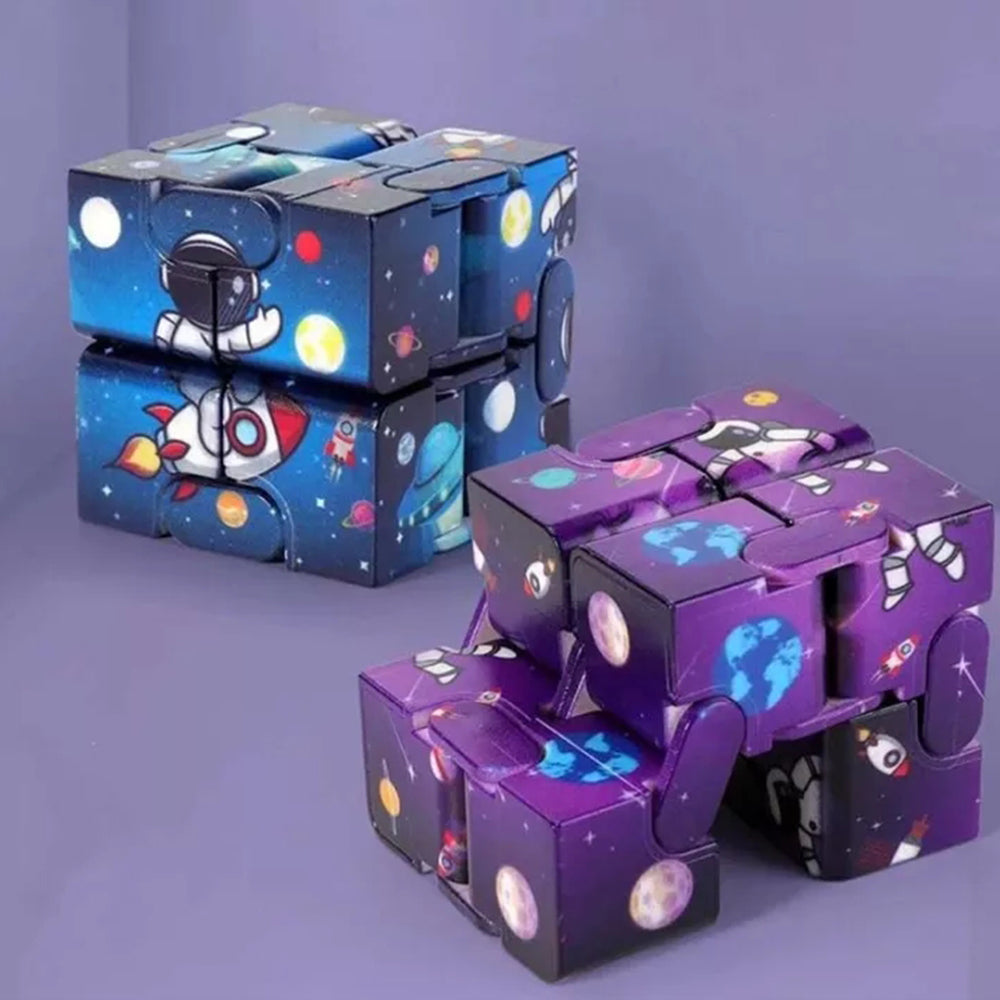 Infinity Cube Toy Finger Anxiety Stress Relief Cube Blocks Kids Funny Toys