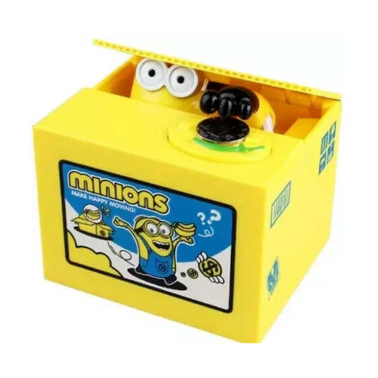 Automatic Minion Coin Bank - Electronic Money-Saving Box with Fun Sound Effects!